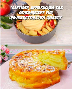 Saftiger Apfelkuchen: Das Geheimrezept für unwiderstehlichen Genuss!